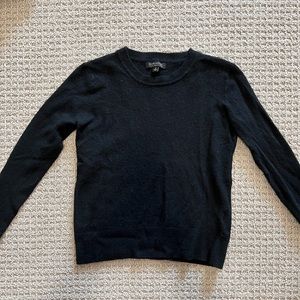 Banana Republic Black Merino Wool Sweater